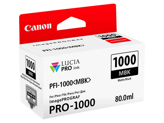 Original Canon 0545C001 / PFI1000MBK Tintenpatrone schwarz matt