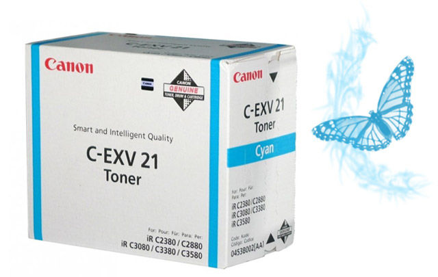 Canon Originaltoner C-EXV21 0453B002 Cyan