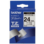 Brother Schriftband P-Touch 24mm x 8m TZ251 TZE251 laminated Black on White Tape