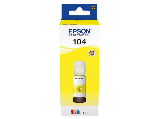 Originaltinte Epson 104 C13T00P440 Yellow