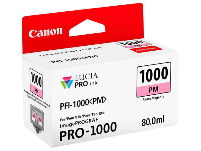 Original Canon 0551C001 / PFI1000PM Tintenpatrone magenta hell